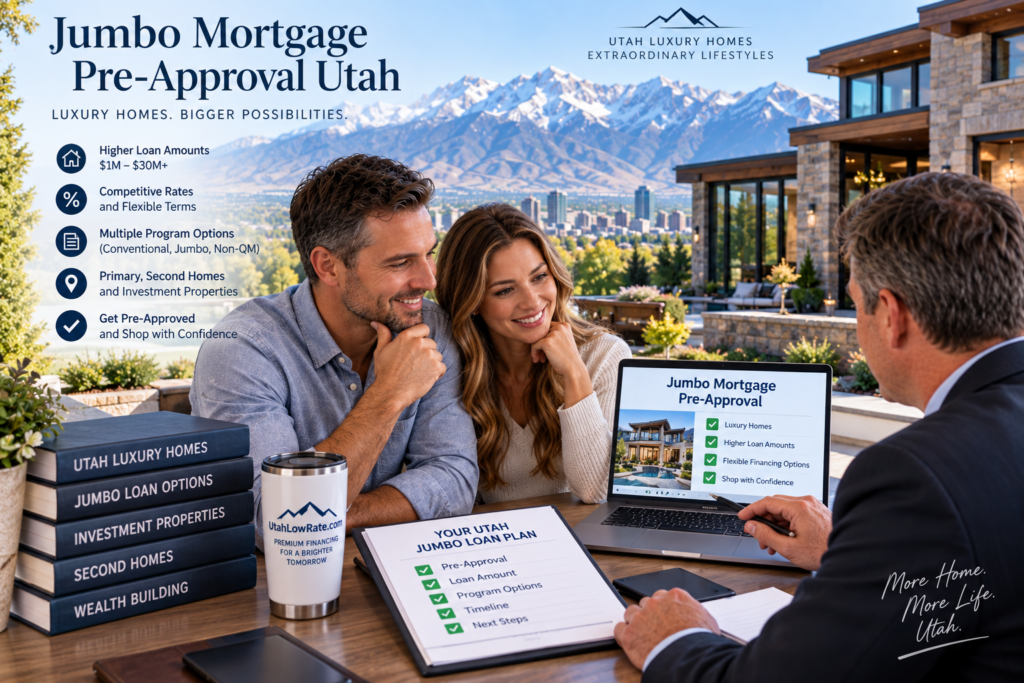 Jumbo mortgage pre-approval for higher-priced Utah homes