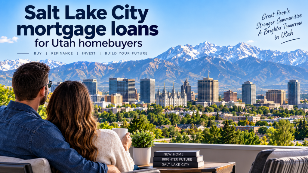 Salt Lake City mortgage loans for Utah homebuyers