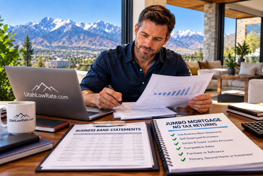 documents needed for a self-employed bank statement loan in Utah