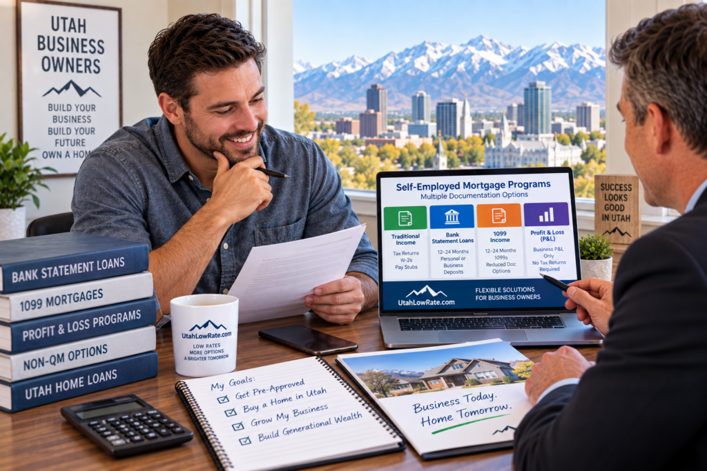 Self-employed mortgage pre-approval options for Utah business owners