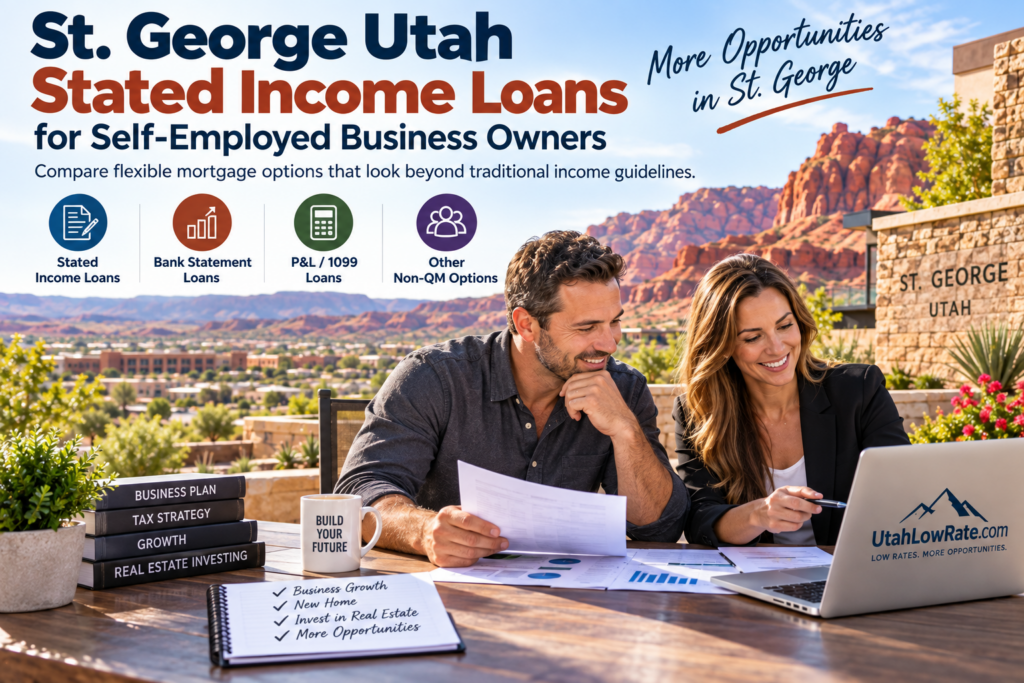 St George Utah stated income loans for self-employed business owners