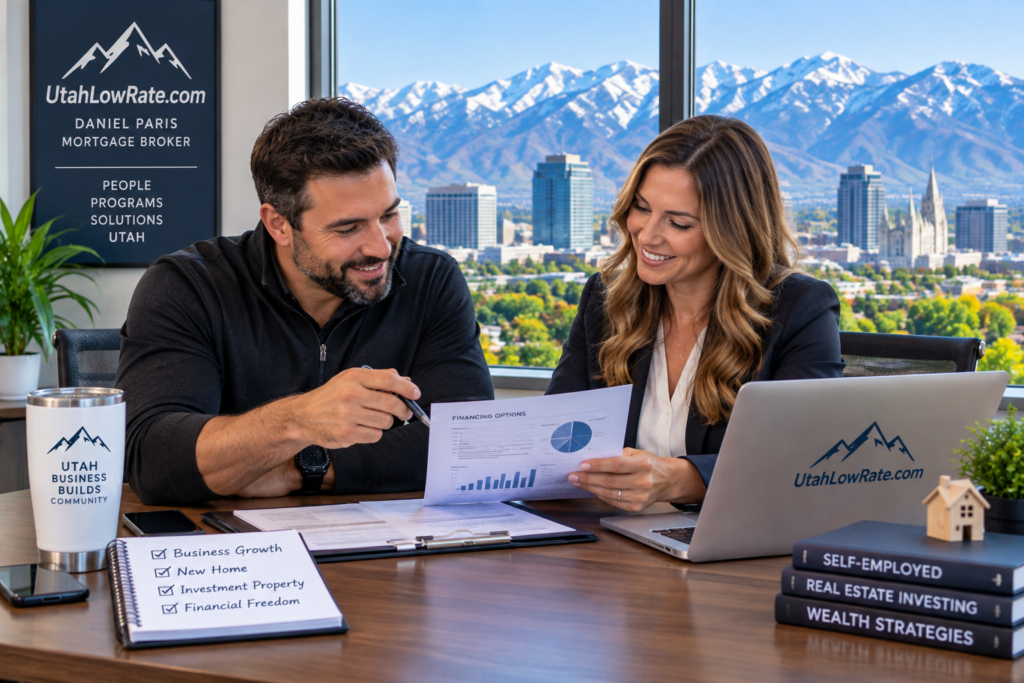Stated income loans Salt Lake City Utah for self-employed borrowers