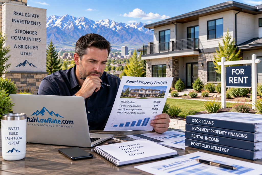 Utah investment property financing and DSCR mortgage loans