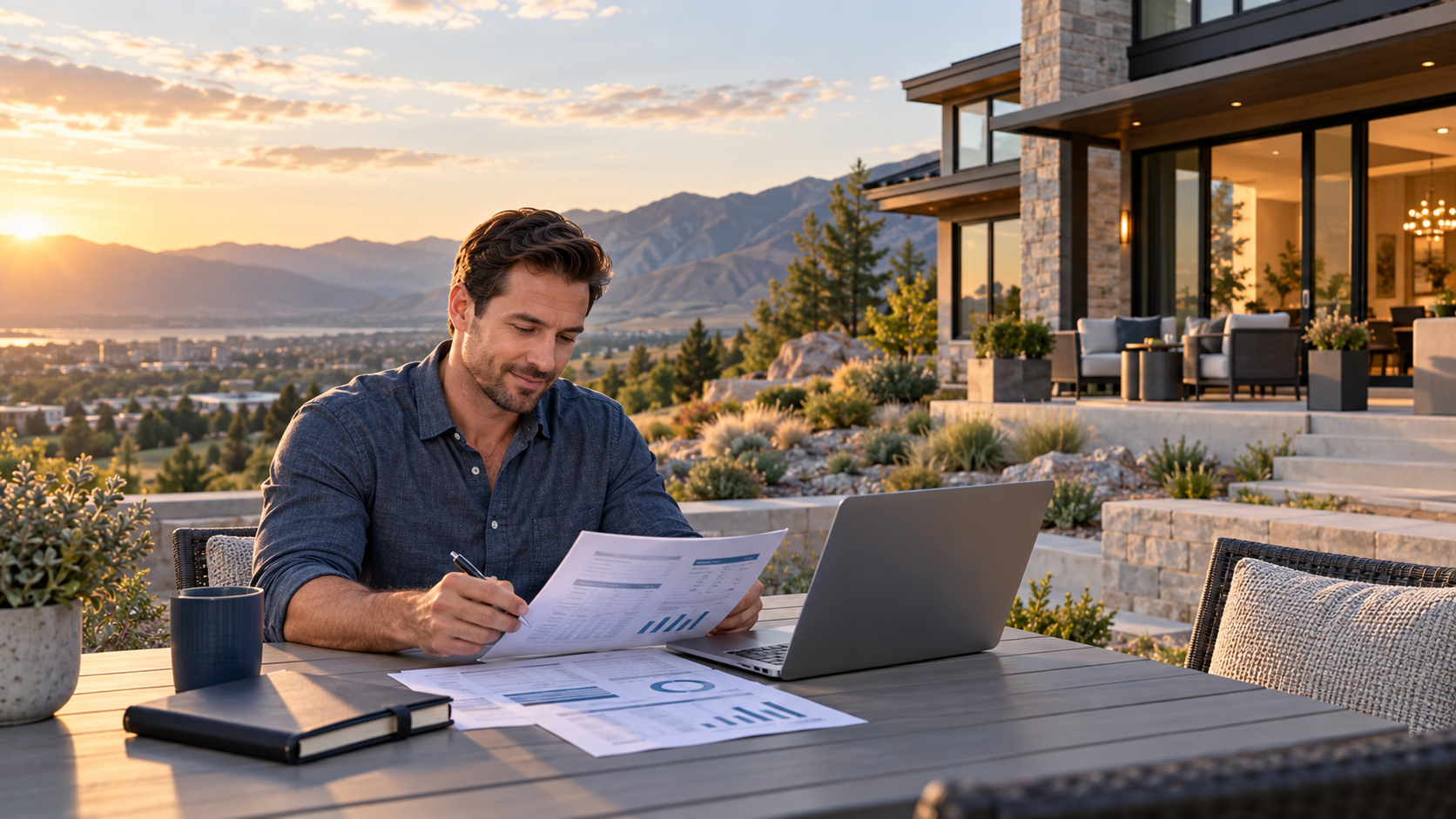 Jumbo bank statement mortgage options for a Utah self-employed buyer