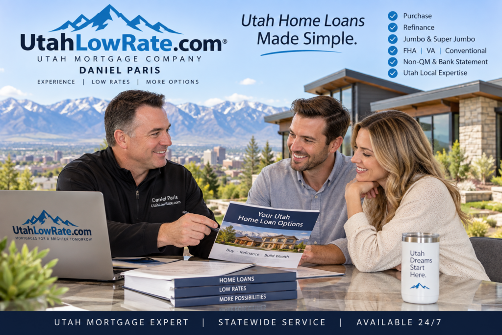Utah mortgage company Daniel Paris helping Utah homebuyers