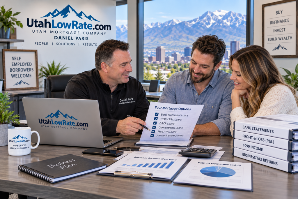 Utah mortgage company for self-employed borrowers and business owners