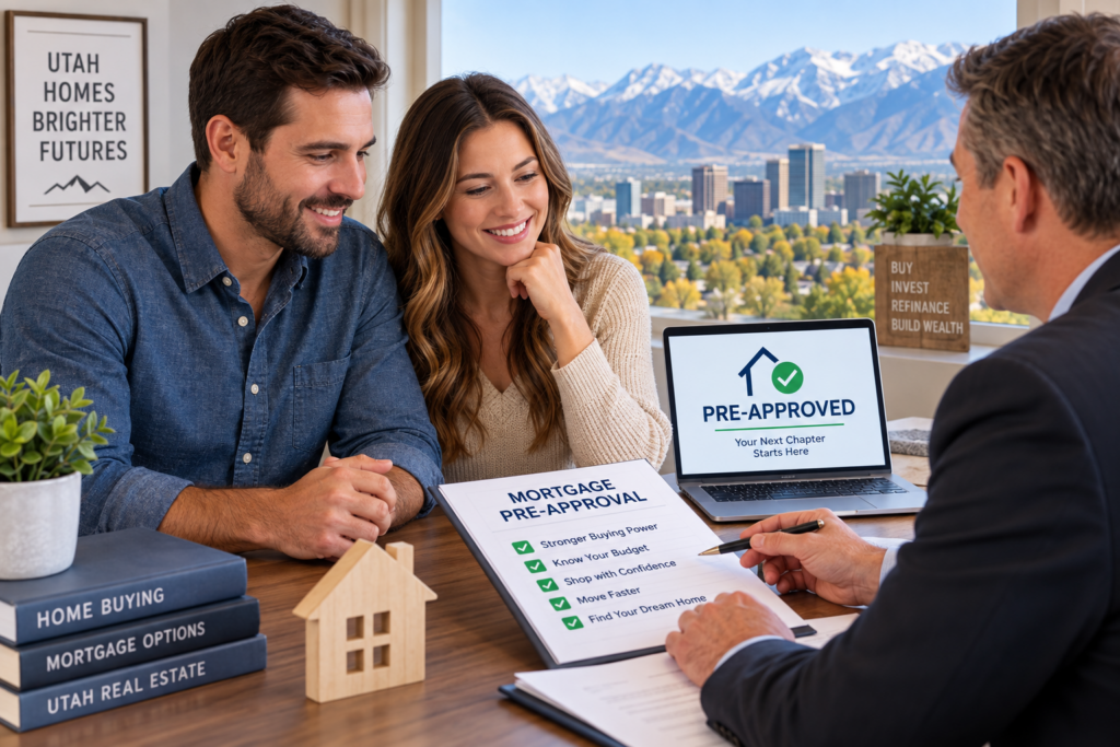 Utah mortgage pre-approval for home buyers preparing to purchase a home