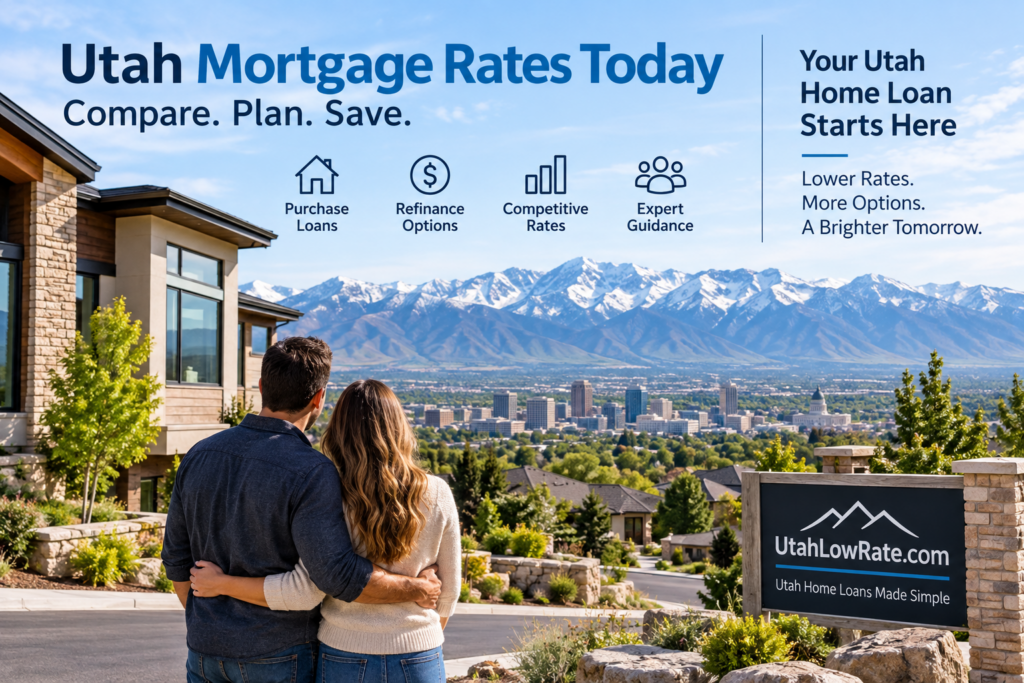 Utah mortgage rates today for homebuyers and homeowners